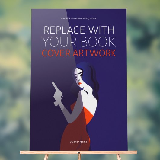 ブックカバーのアートワーク |作家プロモーションEasel アクリルサイン (ニュートラル)