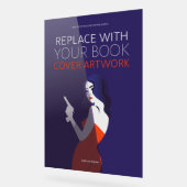 ブックカバーのアートワーク |作家プロモーションEasel アクリルサイン (傾斜)