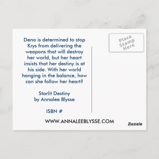 ブックカバーのプロモーションの黒い背景 ポストカード (裏面)