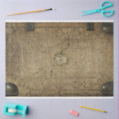 ブックカバーの切り離し紙 薄葉紙 (クラフト)