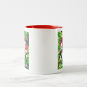 ブックカバーの追加作家プロモーションブックの起動レッド ツートーンマグカップ (中央)