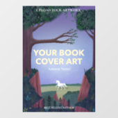 ブックカバーアート |作家ブックローンチのプロモーション ウィンドウサイン (シート)