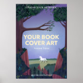 ブックカバーアート |作家ブックローンチのプロモーション ポスター (正面)