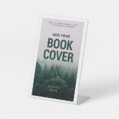 ブックカバーシンプル作家ブックの署名 台座サイン (正面)