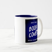 ブックカバーブルー作家プロモーションブックの発売 ツートーンマグカップ (正面右)