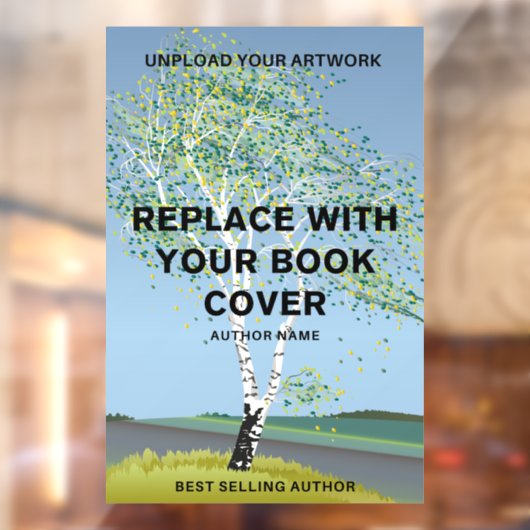 ブックカバーモダンのプロモーション作家ブックの起動 ウィンドウサイン (シート2)