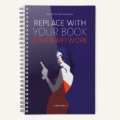 ブックカバー作家ブックの起動プロモーションノートブック ノートブック (正面)