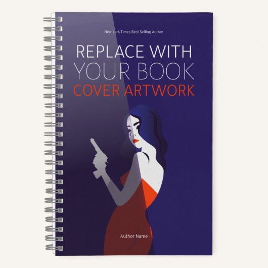 ブックカバー作家ブックの起動プロモーションノートブック ノートブック (正面)