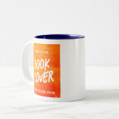 ブックカバー作家プロモーションブックの発売ブルー ツートーンマグカップ (正面左)