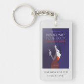ブックカバー |作家ブックローンチのプロモーション キーホルダー (正面)