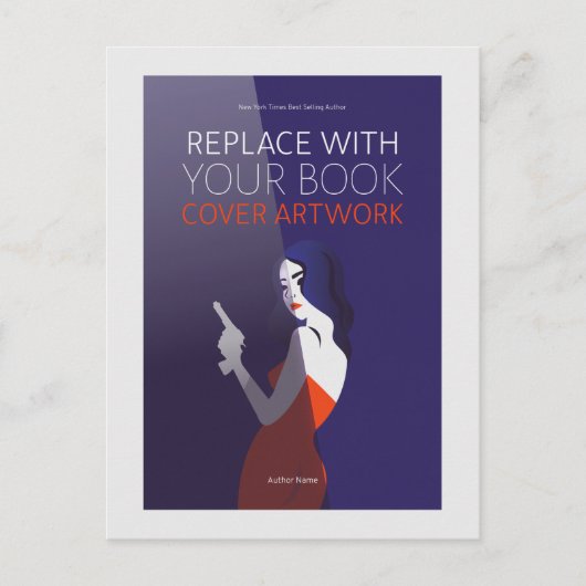 ブックカバー |作家ブックローンチのプロモーション ポストカード (正面)