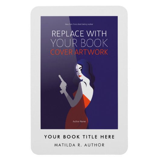 ブックカバー |作家ブックローンチのプロモーション マグネット (縦)