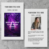 ブックカバー&作家ライター写真プロモーション 名刺