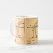 ブックカバー – The Velveteen Rabbit コーヒーマグカップ (正面左)