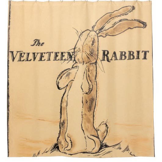 ブックカバー – The Velveteen Rabbit シャワーカーテン (正面)