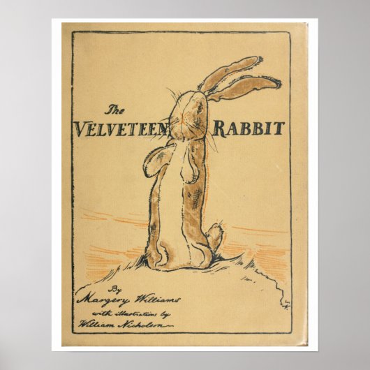 ブックカバー – The Velveteen Rabbit ポスター (正面)