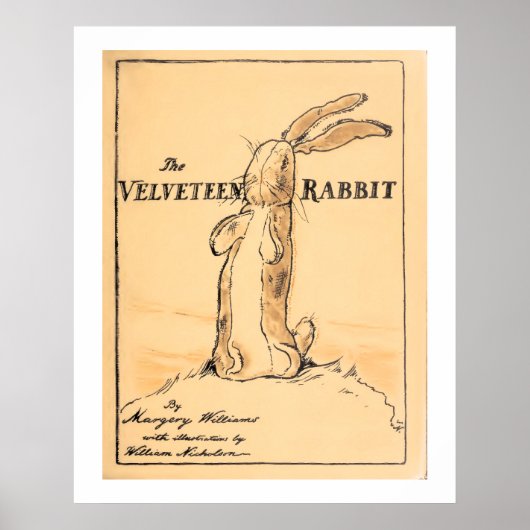 ブックカバー – The Velveteen Rabbit ポスター (正面)