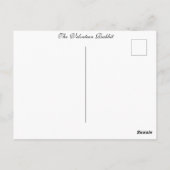 ブックカバー – The Velveteen Rabbit ポストカード (裏面)