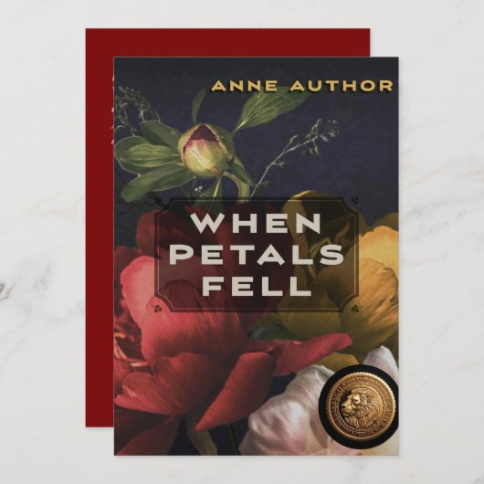 ブックカバーQRを使用したブックローンチのお知らせ (正面/裏面)