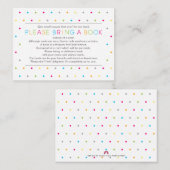 ブックカラードットを持ちモダン込みカードをクリーニング エンクロージャーカード (正面/裏面)