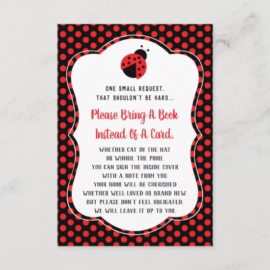 ブックカードを持ってきて、ベビーシャワー、カワイイコ エンクロージャーカード (正面)