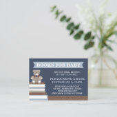 ブックカードを持って来い、小さな男、テディベア エンクロージャーカード (スタンド正面)