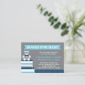 ブックカードを持って来い、小さな男、テディベア エンクロージャーカード (スタンド正面)