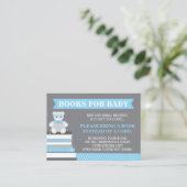 ブックカードを持って来い、小さな男、テディベア エンクロージャーカード (スタンド正面)