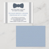 ブックカードを持って来い、小さな男、テディベア エンクロージャーカード (正面/裏面)