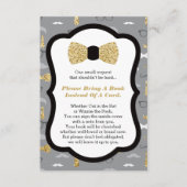 ブックカードを持って来て、小さな男、フェイクグリッター エンクロージャーカード (正面)