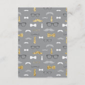 ブックカードを持って来て、小さな男、フェイクグリッター エンクロージャーカード (裏面)