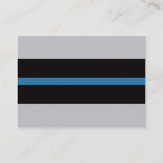 ブックカードを持って来て、警察の赤ちゃんシャワー エンクロージャーカード (裏面)