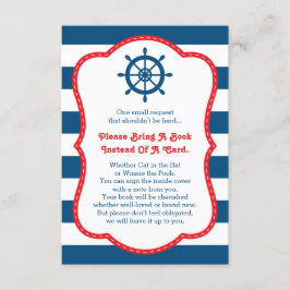 ブックカード、アホイ、赤ちゃん航海ののシャワーを持って来る エンクロージャーカード