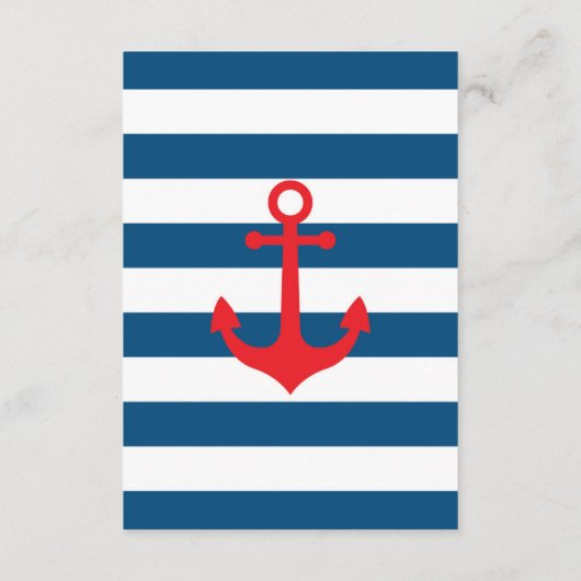 ブックカード、アホイ、赤ちゃん航海ののシャワーを持って来る エンクロージャーカード (裏面)