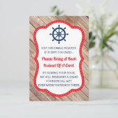 ブックカード、アホイ、赤ちゃん航海ののシャワーを持って来る エンクロージャーカード (スタンド正面)