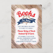 ブックカード、アホイ、赤ちゃん航海ののシャワーを持って来る エンクロージャーカード (正面)