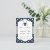 ブックカード ウッドランドの鹿, ベビーシャワー エンクロージャーカード (スタンド正面)