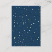 ブックカード、キラキラ星、赤ちゃんシャワーを持って来る エンクロージャーカード (裏面)