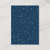 ブックカード、キラキラ星、赤ちゃんシャワーを持って来る エンクロージャーカード (裏面)