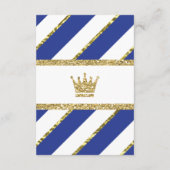 ブックカード、小さな王子、グリッターを持ってフェイク来て エンクロージャーカード (裏面)