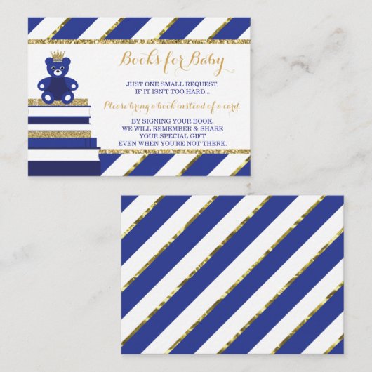 ブックカード、小さな王子、グリッターを持ってフェイク来て エンクロージャーカード (正面/裏面)