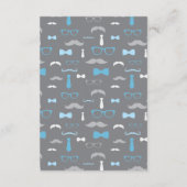 ブックカード、小さな男、赤ちゃんシャワーを持ってくる エンクロージャーカード (裏面)