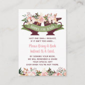 ブックカード、紅茶パーティーの赤ちゃんシャワーを持って来る エンクロージャーカード (正面)