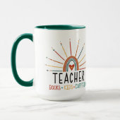 ブックキッズカフェイン先生 マグカップ (左)