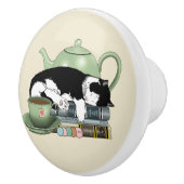 ブックキャットティーかわいい セラミックノブ (右)