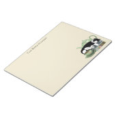 ブックキャットティーかわいい ノートパッド (アングル)