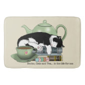 ブックキャットティーかわいい バスマット (正面)