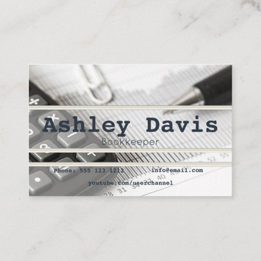 ブックキーパーの名刺 名刺 (裏面)