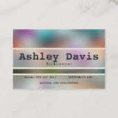 ブックキーパーの名刺 名刺 (裏面)