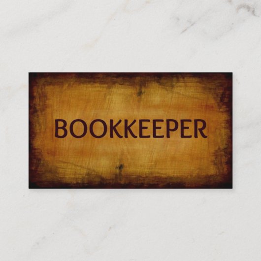 ブックキーパーの名刺 名刺 (正面)